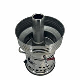 Paslanmaz 304 Çelik 7 litre Demlikli Semaver