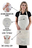 Simple ayar askılı mutfak önlüğü SİMPLE