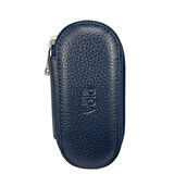 Hakiki Deri Fermuarlı Anahtarlık Şık ve Fonksiyonel Lacivert