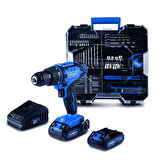 Scheppach C-DTB74/1-X 20V 1x2AH Akülü Vidalama + 74 Parça Aksesuar Seti - 5909315900