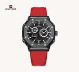 YENİ MODEL NAVİFORCE DİLİTAL ANALOG ALARMLI AYDINLATMALI SPOR  KOL SAATİ