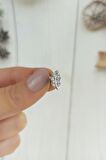 316 L Cerrahi Çelik Taşlı Yaprak Figür Piercing TrPiercing054 P32003