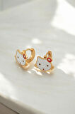 Çelik Çocuk Küpe Hello Kitty Küpe 35642