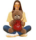 Sevgiliye Özel, Çikolatası ile Romantik Peluş Ayı-30 cm
