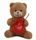 Sevgiliye Özel, Çikolatası ile Romantik Peluş Ayı-30 cm