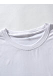 Erkek Beyaz Brooklyn 63 Baskılı Şort T-shirt Takım