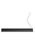 ELITELIGHTDİZAYN 100 cm Siyah kasa Lineer Sarkıt Modern LED Aydınlatma | 4000K | Salon, Mutfak, Ofis vb. İçin