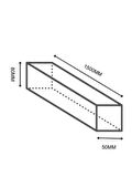 ELITELIGHTDİZAYN 150 cm Siyah kasa Lineer Sarkıt Modern LED Aydınlatma | 4000K | Salon, Mutfak, Ofis vb. İçin