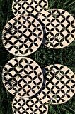 Ahşap Bardak Altlığı 6 lı Set Otantik Desenli Bardak Altlığı