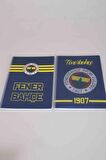 LİSANSLI FENERBAHÇE SPIRALLI ÇİZGİLİ A4 PP KAPAK 80 YAPRAK DEFTER 