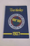 LİSANSLI FENERBAHÇE SPIRALLI ÇİZGİLİ A4 PP KAPAK 80 YAPRAK DEFTER 