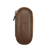 Hakiki Deri Fermuarlı Anahtarlık Şık ve Fonksiyonel Taba