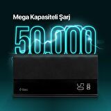 Ttec Şarj Akım Korumalı Led Ekran Dev Kapasite 20W 50.000 mAh Powerbank İphone Samsung Huawei Şarj Powerbank