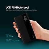 Ttec Şarj Akım Korumalı Led Ekran Dev Kapasite 20W 50.000 mAh Powerbank İphone Samsung Huawei Şarj Powerbank