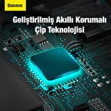 Baseus Type-C Çoklayıcı Dönüştürücü 4in1 100W Type-C HUB RJ45 USB 3.0 Type-C Ethernet Dönüştürücü Hub