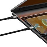 Baseus Yıldırım Şarj 1Mt 100W Akıllı Şarj Type-C Şarj Kablosu İpad Macbook Şarj 480 Mbps Veri Aktarım