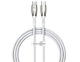 Baseus Super Şarj 1Mt 100W Type-c Şarj Kablosu 480Mbps Veri Aktarım Huawei Samsung Xiaomi Şarj Kablosu