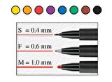 Asetat Kalemi 1.0mm M Faber Castel Asetat CD Kalemi