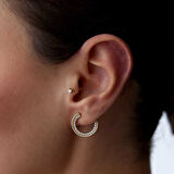 Toplu ve Sıra Taşlı Küpe