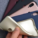 Gpack Xiaomi Mi Play Kılıf Premier Silikon Esnek KorumaNano Glass