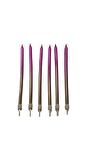 PASTA MUMU METALİK HOLOGRAMLI PEMBE 6'LI 13 CM