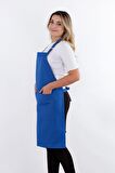 Simple 3'lü Set Ayar Askılı Cepli Mutfak Önlüğü Seti (2 ELDİVEN) Şef Garson Kafe Aşçı Barista