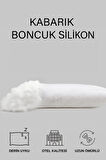 | 4 ADET BONCUK SİLİKON YASTIK | 700 GRAM | ANTİALERJİK | 50X70 CM | EKONOMİK YASTIK