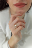 Ayarlanabilir Opal Taş Oval Yüzük TrYüzük1242