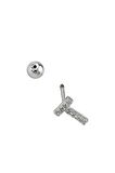 Gümüş Renk Harf Piercing - T HarfPiercing