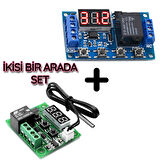 2'li Set Kuluçka Makinesi Termostadı ,Kulauçka Zaman Modülü ,Zamanlayıcı Modül