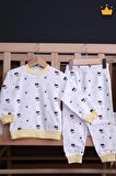 Babyhola 1-6 Yaş Unisex Kız Erkek Çocuk Pijama Takımı Ev Giyim Eşofman Takımı