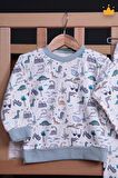 Babyhola 1-6 Yaş Unisex Kız Erkek Çocuk Pijama Takımı Ev Giyim Eşofman Takımı