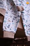 Babyhola 1-6 Yaş Unisex Kız Erkek Çocuk Pijama Takımı Ev Giyim Eşofman Takımı