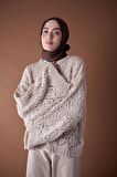 MODAKAŞMİR ACIKAHVE  BAMBU ŞAL