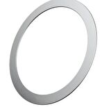 LivX Power Mıknatıslı Metal Magsafe Halka Yüzük Ring Iphone 8ve Üstü Model Uyumlu Gümüş 4'lü Paket