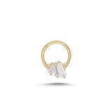 Sıralı Üç Trapez Helix Piercing