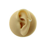 Üç Baget Taşlı Helix Piercing