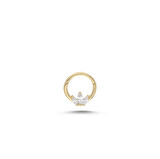 Markiz Lotus Çiçeği Helix Piercing