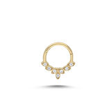 Dizi Yapraklar Helix Piercing