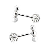 Üçlü Top Tragus Piercing