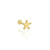 Top Detaylı Küçük Yıldız Tragus Piercing