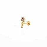 Balık İskeleti Tragus Piercing