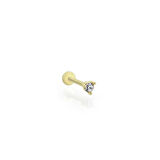 Mini Üç Tırnaklı Tektaş Tragus Piercing