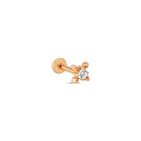 Dört Kenar Özel Tasarım Tektaş Tragus Piercing