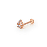 Ev Model Baget Taşlı Tragus Piercing