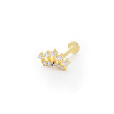 Taç Model Taşlı Tragus Piercing
