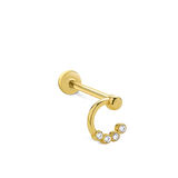 C Taşlı Tragus Piercing