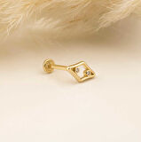 Geometrik Tragus Piercing