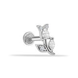 Taşlı Çiçek Tragus Piercing