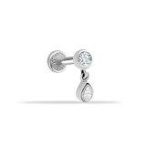 Damla Taşlı Sallantılı Minimal Tragus Piercing